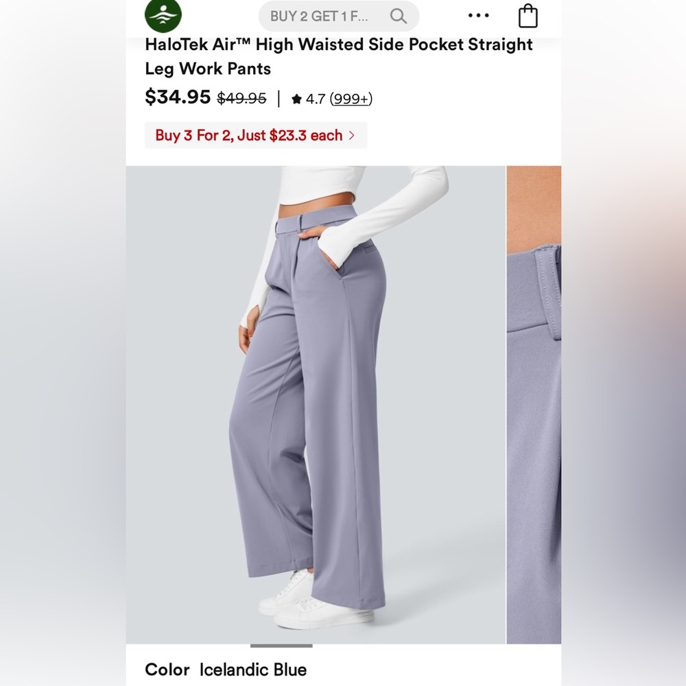 Halara work pants